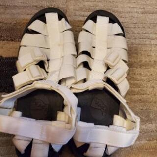 SYAKA 靴 サンダル メンズ28cm 白 黒 未使用
