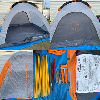 ★家族最適&早い者勝ち★美品★ロゴスLogos　２点セット★ドームテント、スクリーン