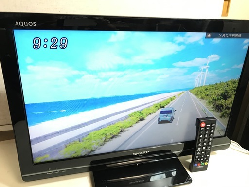 ★値下げ★【美品】デジタルハイビジョン液晶テレビ 24型 ＳＨＡＲＰ (送料無料)