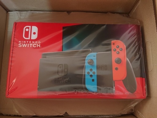未使用「Nintendo Switch Joy-Con(L)ネオンブルー/(R)ネオンレッド 新モデル [Nintendo Switch本体]」
