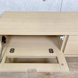 6*25 美品☆ローボード ニトリ ルフィ2 120NA ナチュラル テレビ台