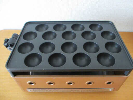 アウトドアにも！カセット式たこ焼き器