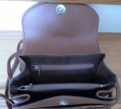 ヴィンテージ】Klein Karoo製キャメル色オーストリッチショルダー