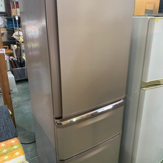 MITSUBISHI 3ドア 冷凍冷蔵庫 370L 2015年製 中古