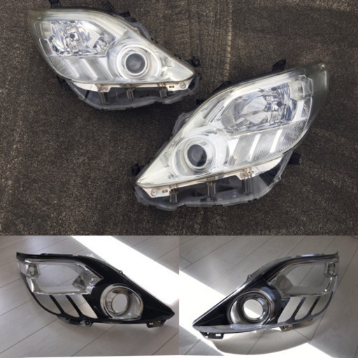 20アルファード後期ヘッドライト AFS無し2個セット 車 20アルファード後期ヘッドライト AFS無し2個セット
