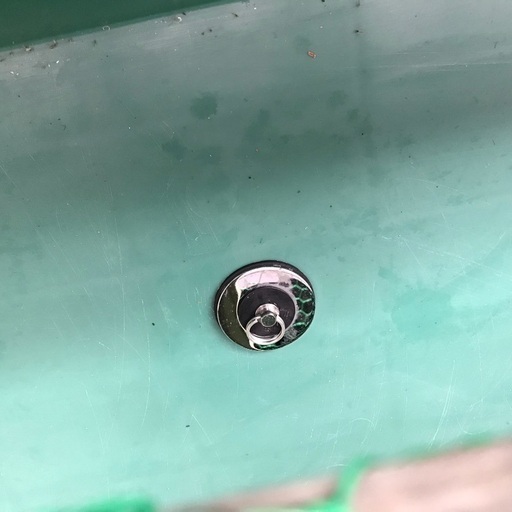 タフブネ180L 排水口有り 補修済み 水槽 プラ舟 トロ舟