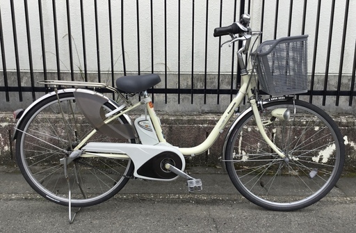 ＜お得・動作品＞パナソニック・電動アシスト自転車・ViVi NX・26インチ・色・アイボリー