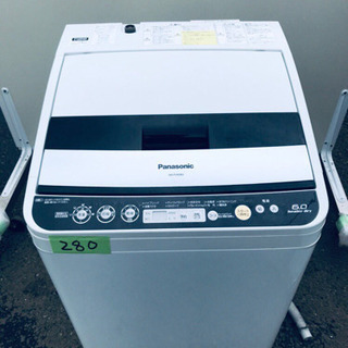 ①280番 Panasonic✨電気洗濯乾燥機✨NA-FV60B2‼️