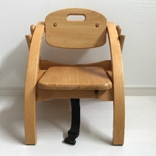 子供用折り畳みチェア/椅子/木製/ベルト、テーブル付/キッズ、ベビー