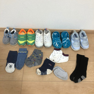 男の子 靴 靴下 セット まとめ売り スニーカー 13〜14cm...