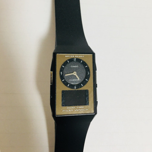 超希少　美品 SWATCH  スウォッチ CASIO カシオ ブラックラメ シリコンバンド 10260円