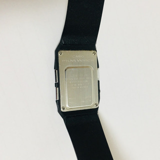 超希少　美品 SWATCH  スウォッチ CASIO カシオ ブラックラメ シリコンバンド