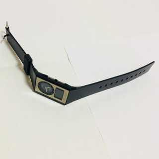 超希少　美品 SWATCH  スウォッチ CASIO カシオ ブラックラメ シリコンバンド