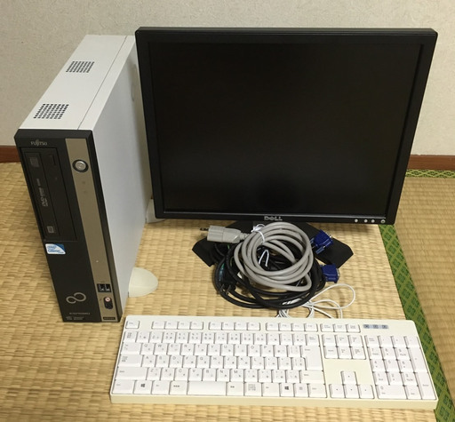 SSD搭載 デスクトップ パソコン セット NEC19