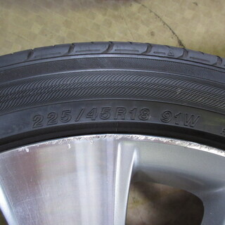 225/45R18 クラウン純正　アルミホイールセット　美品!!