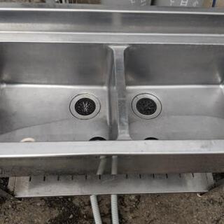 業務用流し台ステンレス製