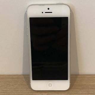 iPhone5 32GB ホワイト＆シルバー SIMフリー