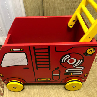 【決定しました】消防車の木製ボックス