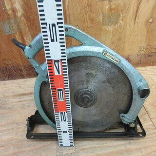 日立 ブレード付 丸のこ C15B 動作確認済み HITACHI 丸ノコ 382mm まるのこ 木工 定格 100V 電動工具 DIY 中古品 宮城 MAX