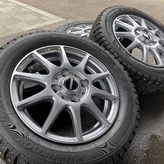 値下げ致しました155×65 R×13 ハンコックスパイクホイールセット