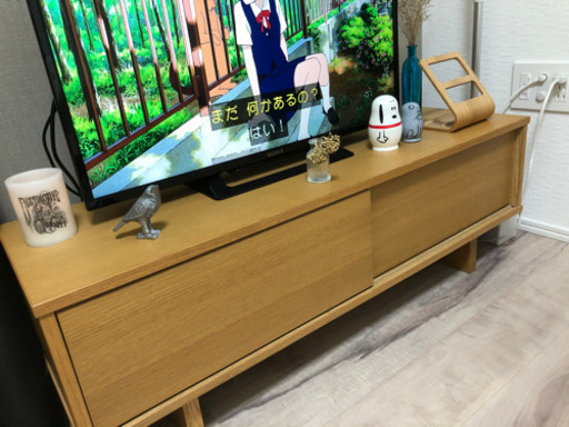 無印良品オーク材AVラック テレビ台