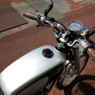 NO.3353　ＹＢ－１　２サイクル　クラッチ付き４速ミッション　シルバー／ネイビー　☆彡 NO.3353 YB－1 2サイクル クラッチ付き4速ミッション シルバー