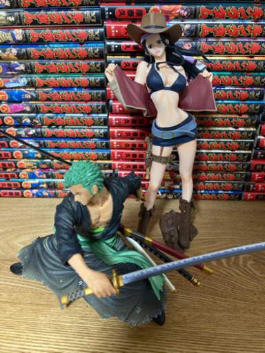 ワンピースフィギュア ゾロ ロビン オカタ 原木中山のおもちゃの中古あげます 譲ります ジモティーで不用品の処分