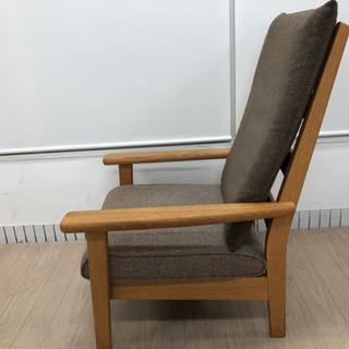 飛騨産業 1人掛けソファー ブラウン