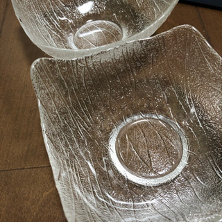 ガラス小鉢２枚セット