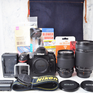 S数わずか3650回○Wi-Fi転送○純正Wズーム○ニコン D70s 安心のゆうパック代引き発送！送料、代引き手数料無料！