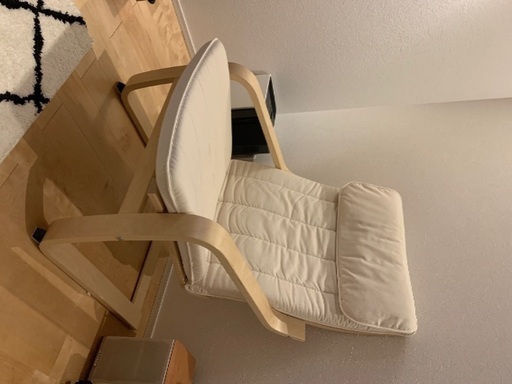 IKEAアームチェアオットマンSET