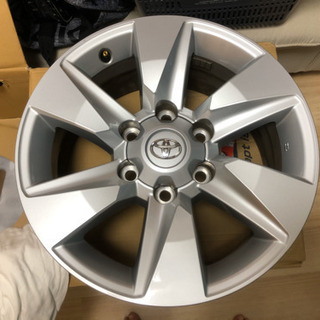 150プラド純正ホイール4本セット スタッドレス・ナット付き 150後期 プラド純正ホイール 4本セット ナット付