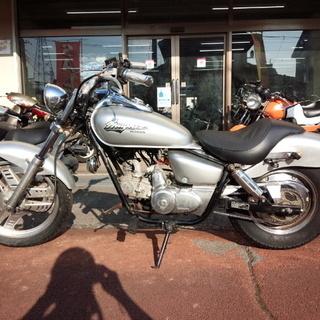 NO.3358　マグナ５０ （ＭＡＧＮＡ）　４サイクル　クラッチ付き４速ミッション　シルバー　☆彡 NO.3358 マグナ50 （MAGNA） 4サイクル クラッチ付き4速