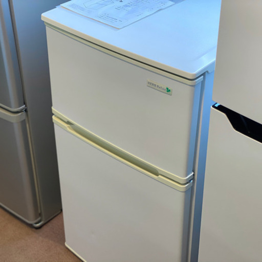 小型2ドア冷凍冷蔵庫　90L