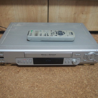 【ジャンク】SONY　VHSビデオレコーダー　リモコン付き