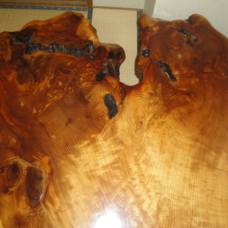 世界遺産 銘木 屋久杉 豪華無垢 一枚板 座卓　テーブル