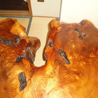 世界遺産 銘木 屋久杉 豪華無垢 一枚板 座卓　テーブル