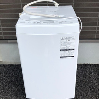 TOSHIBA 全自動洗濯機 4.5kg AW-45M7(W）2019年製 東芝