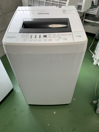 訳あり商品 Hisense 4.5kg 洗濯機　HW-T45A 洗濯機