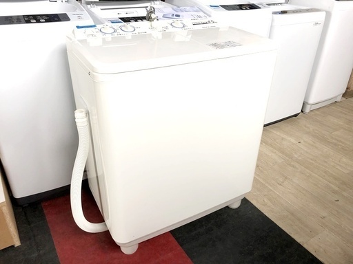 札幌近郊　送料無料　AQUAアクア 2槽式洗濯機 AQW-N450-W 2016年製