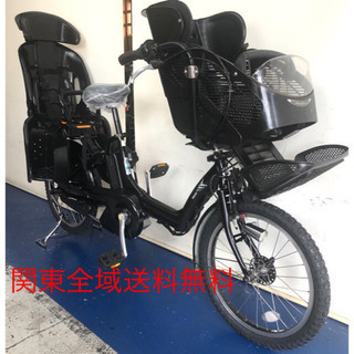 ブリヂストン アンジェリーノ 20インチ 3人乗り 8.7ah 黒 電動自転車 