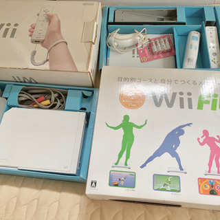 【引取先決定】Wii本体＋Wii Fit Plus バランスWi...
