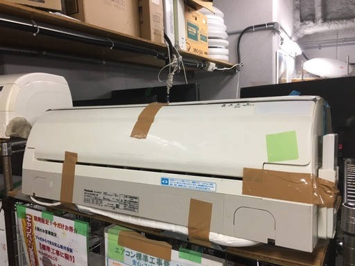 ☆中古 激安！！　大阪取引限定☆　※保証期間3ヶ月Panasonic　ルームエアコン　2.8ｋｗ　CS-EX284C-W形　2014年製　DG034　￥26,000！！