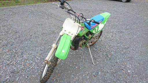 モトクロッサーKX-80Ⅱ　モトクロス　林道　カワサキ　Kawasaki