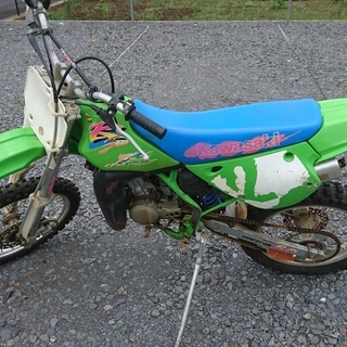 モトクロッサーKX-80Ⅱ モトクロス 林道 カワサキ Kawasaki