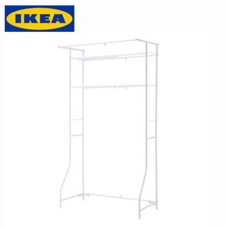 IKEA イケア ランドリーラック ホワイト ランドリーシェルフ...