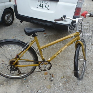 リサイクルショップのダイトーです おしゃれアイテムお持ち帰り価格自転車26インチ7段変速 黄色系 リサイクルダイトー 福住の自転車 の中古あげます 譲ります ジモティーで不用品の処分
