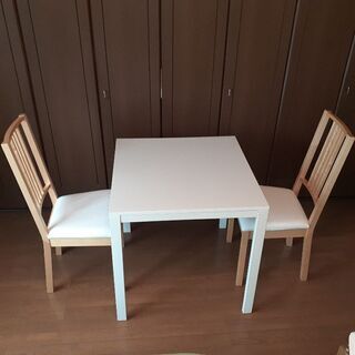 ダイニングテーブル、チェアセット　IKEAイケア　MELLTOR...