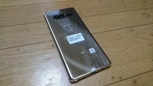 その他 訳あり シムフリー化済(au) galaxy note8 scv37 docomo化