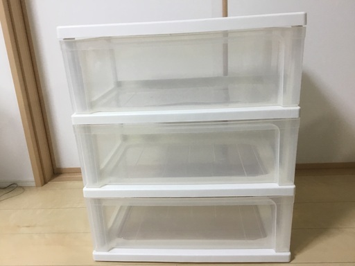 プラスチック衣装ケース(新古品)